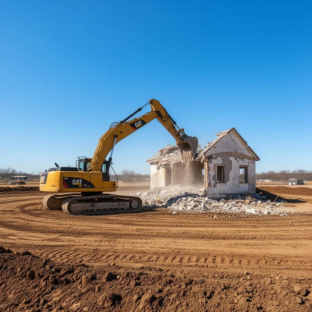 Outside Latrines Demolition and Grading